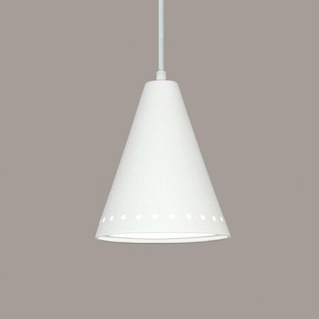 A19 LIGHTING Greenlandia Pendant, Bisque P804-WCC-1LEDE26